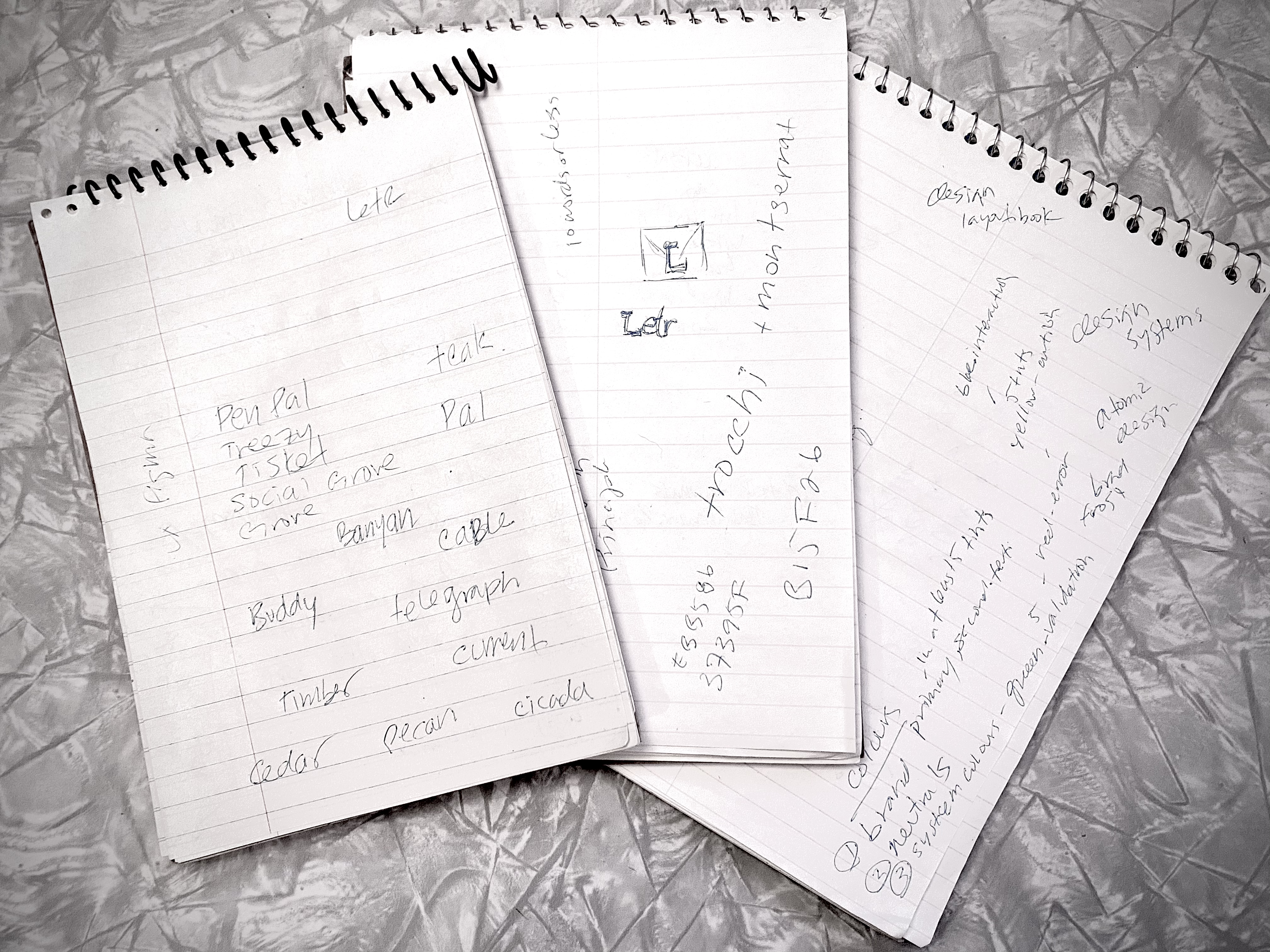 wordmark sketches